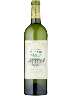 Вино Chateau Mezain, Bordeaux AOC Blanc 2019, 0.75 л
