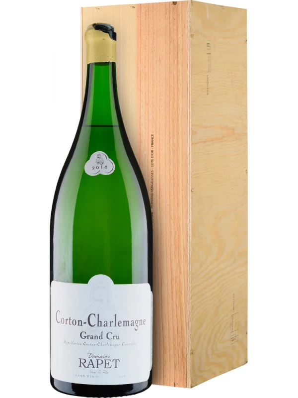 Domaine Rapet, Corton-Charlemagne Grand Cru, wooden box