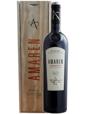Вино Amaren Reserva Tempranillo 60, Rioja DOC, wooden box 1.5 л