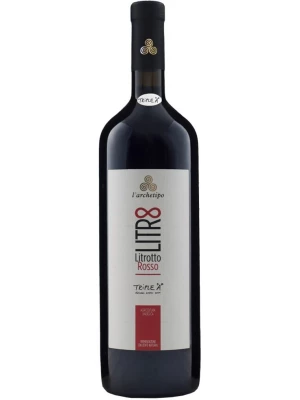 Вино L'Archetipo, Litrotto Rosso, Puglia IGP 2020, 1 л