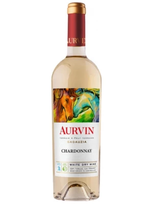 Вино Aurvin Chardonnay, Valul lui Traian IGP 0.75 л
