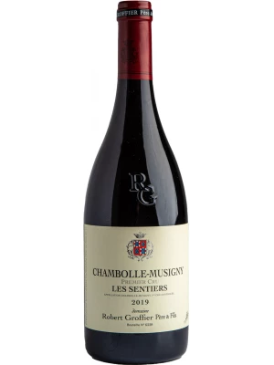 Вино Domaine Robert Groffier Pere & Fils, Chambolle-Musigny 1er Cru Les Sentiers AOC 2019, 0.75 л