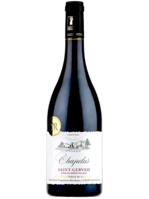 Вино Chapelas, Saint-Gervais Cotes du Rhone Villages AOP 2021, 0.75 л