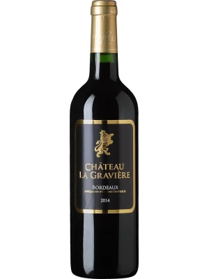 Вино Chateau La Graviere Rouge, Bordeaux AOC 2014, 0.75 л