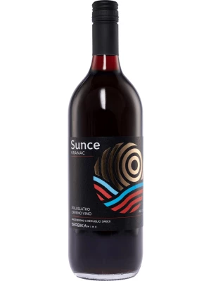 Вино Vino Kalem, Sunce Vranac Poluslatko 1 л