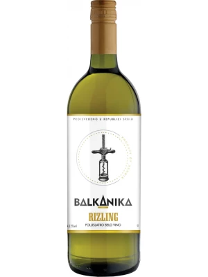 Вино Balkanika Rizling Poluslatko 2023, 1 л