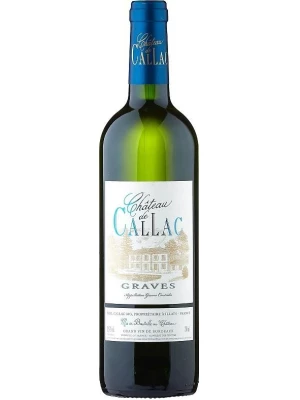 Вино Chateau de Callac Blanc, Graves AOC 2013, 0.75 л