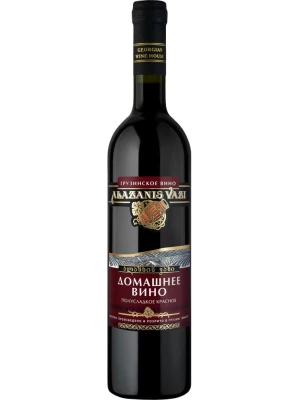 Вино Georgian Wine House, Alazanis Vazi Domashnee Red Semi-Sweet 0.7 л