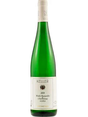 Вино Keller, Weisser Burgunder-Chardonnay trocken 2018, 0.75 л