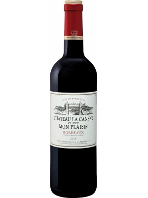 Вино Chateau La Canene, Cuvee Mon Plaisir, Bordeaux AOC 2015, 0.75 л