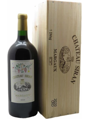 Вино Chateau Siran, Margaux AOC, wooden box 2020, 3 л
