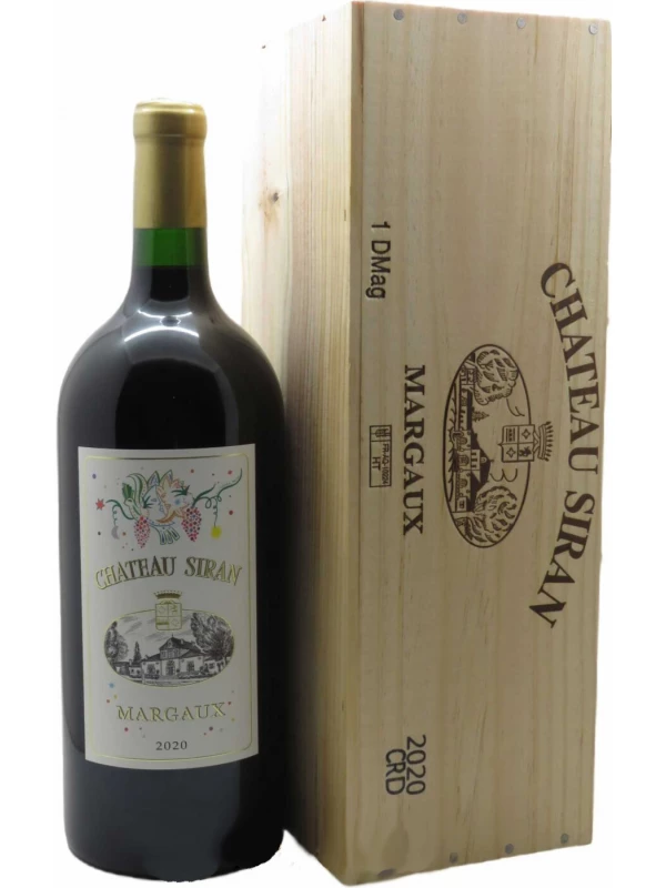 Chateau Siran, Margaux AOC, wooden box