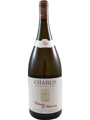 Вино Domaine des Malandes, Chablis AOC 2019, 1.5 л