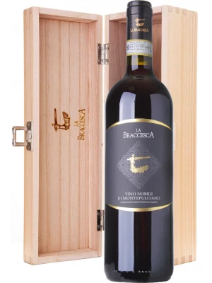 Вино La Braccesca, Vino Nobile di Montepulciano DOCG, wooden box 2014, 1.5 л