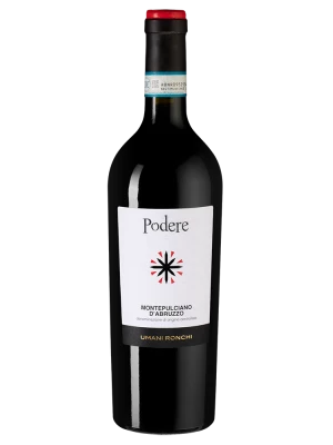 Вино Podere Montepulciano d'Abruzzo, Umani Ronchi 2018, 0.75 л