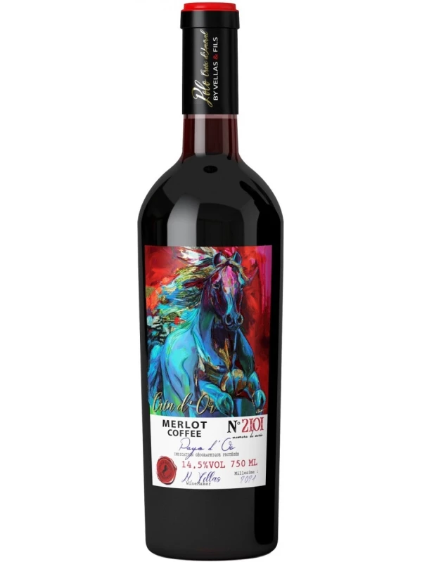 Crin d'Or Merlot Coffee, Pays d'Oc IGP