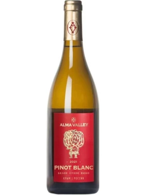 Вино Alma Valley Pinot Blanc 2021, 0.75 л