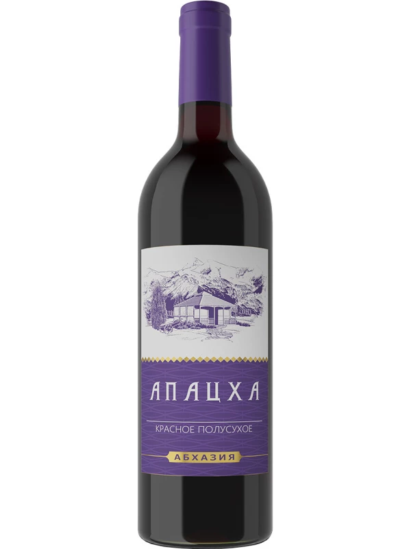 Апацха Красное полусухое