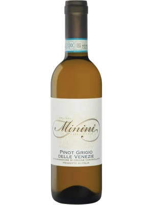 Вино Minini, Pinot Grigio delle Venezie DOC 2024, 0.375 л