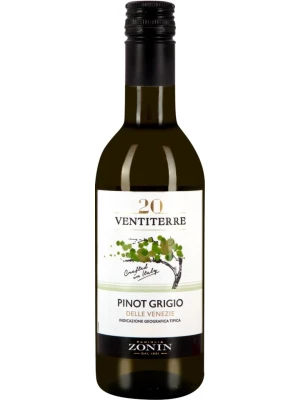 Вино Zonin, 20 Ventiterre Pinot Grigio delle Venezie IGT 2020, 0.25 л