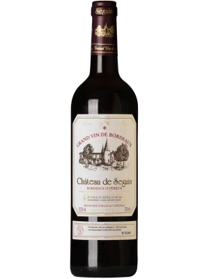 Вино Chateau de Seguin, Bordeaux Superieur AOC 2017, 0.75 л