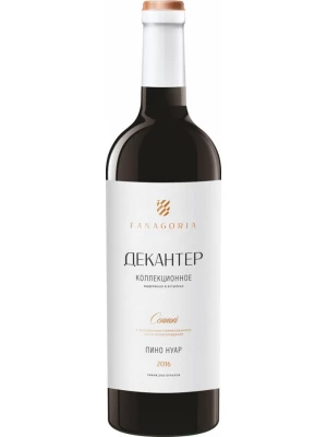 Вино Фанагория, Декантер Пино Нуар Коллекционное 2016, 0.75 л