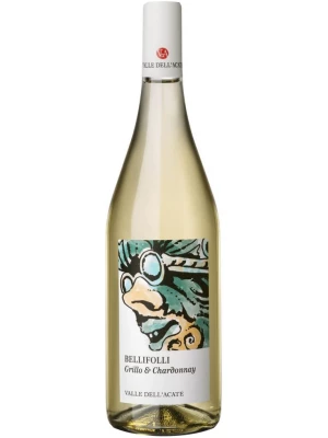 Вино Valle dell'Acate, Bellifolli Grillo & Chardonnay, Sicilia DOC 2017, 0.75 л
