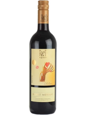 Вино Kris, Heart Merlot, Vigneti delle Dolomiti IGT 0.75 л