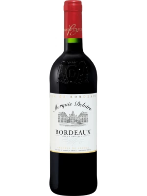Вино Marquis Delatre Rouge, Bordeaux AOC 2020, 0.75 л