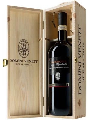 Вино Domini Veneti Amarone della Valpolicella Classico DOC, in wooden box 2012, 1.5 л