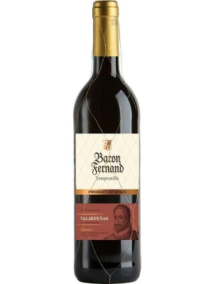 Вино Baron Fernand Tempranillo Semiseco, La Mancha DO 0.75 л