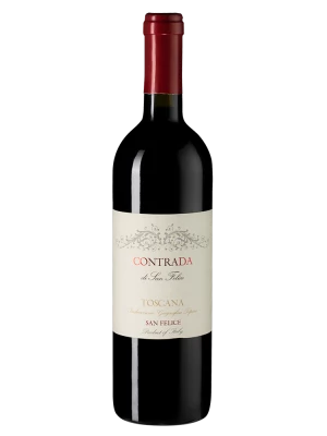 Вино Contrada di San Felice Rosso, Италия Agricola San Felice 2017, 0.75 л