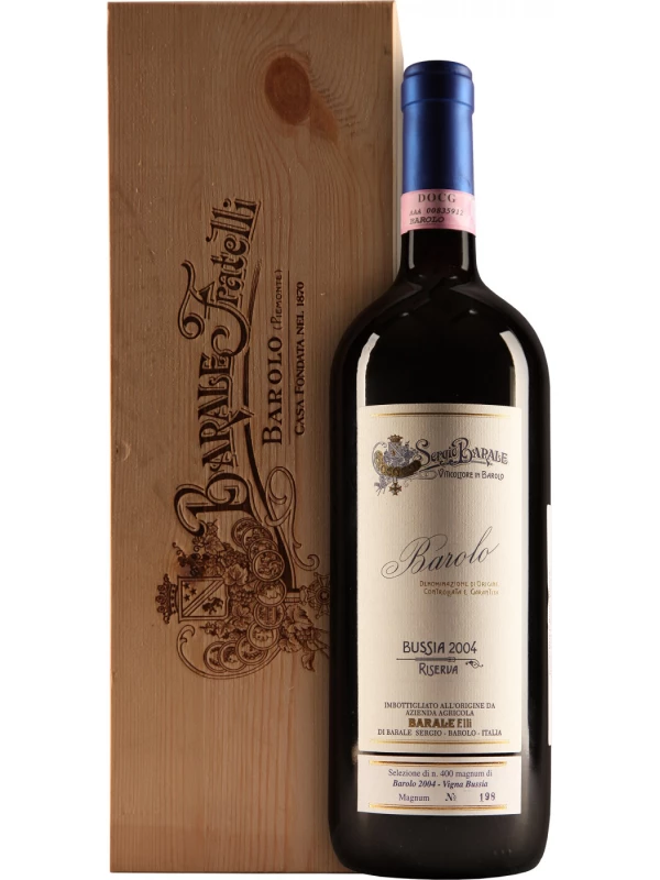 Barale Fratelli, Bussia Riserva, Barolo DOCG, wooden box