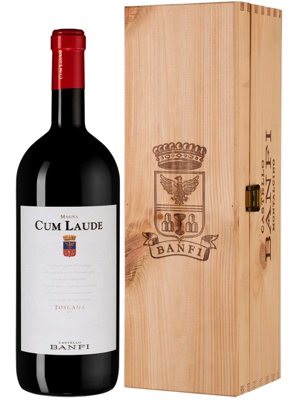 Banfi, Cum Laude, Sant'Antimo DOC, wooden box