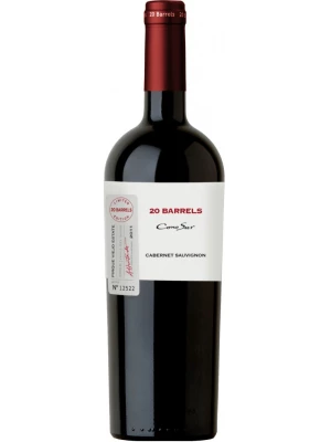 Вино Cono Sur, 20 Barrels Cabernet Sauvignon, Limited Edition, Colchagua Valley DO 2011, 0.75 л