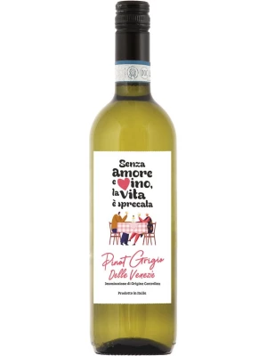 Вино Angelo Rocca e Figli, Amore Pinot Grigio delle Venezie DOC 2021, 0.75 л