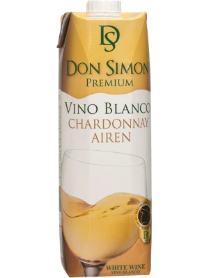 Вино Don Simon Premium Chardonnay-Airen, Tetra Pak 1 л