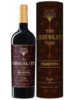 Вино Mare Magnum, The Chocolate Tube Primitivo, Puglia IGT, in tube 0.75 л