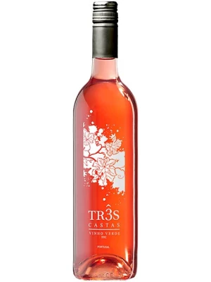Вино Tres Castas Rosado, Vinho Verde DOC 2020, 0.75 л
