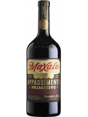 Вино Maxale Appassimento Primitivo, Puglia IGP 2021, 0.75 л