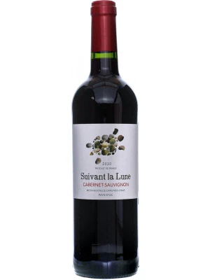 Вино Suivant la Lune Cabernet Sauvignon, Pays d'Oc IGP 2022, 0.75 л