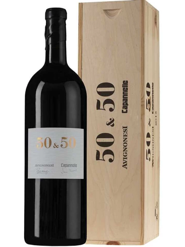Avignonesi-Capannelle, 50 & 50, Toscana IGT, wooden box