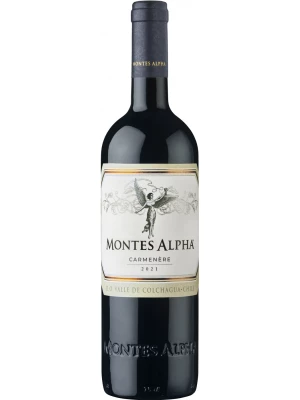 Вино Montes Alpha Carmenere, Valle de Colchagua DO 2021, 0.75 л