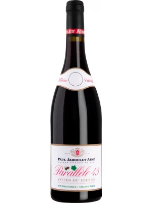 Вино Paul Jaboulet Aine, Parallele 45 Rouge, Cotes du Rhone 2018, 0.375 л