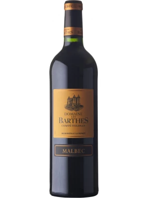 Вино Domaine les Barthes Malbec, Comte Tolosan IGP 0.75 л