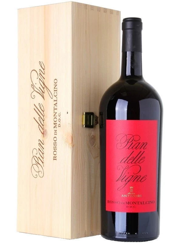 Pian Delle Vigne, Rosso di Montalcino DOC, wooden box