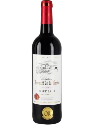Вино Chateau Jacquet de la Grave, Bordeaux AOP 2019, 0.75 л