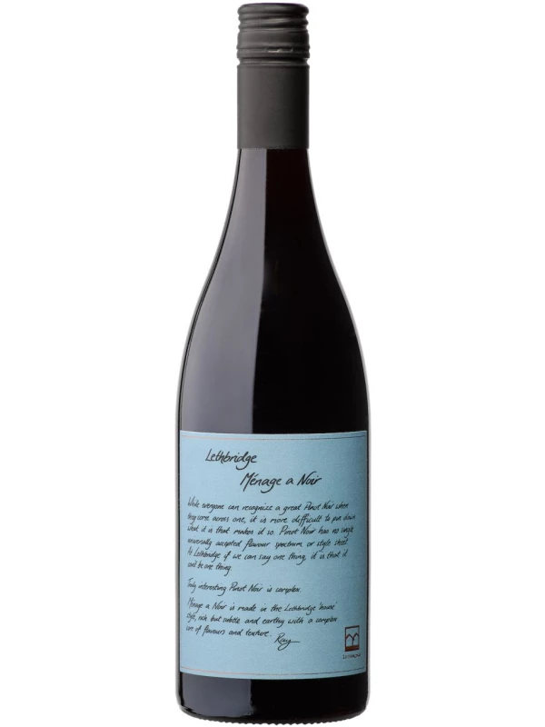 Lethbridge, Menage a Noir Pinot Noir