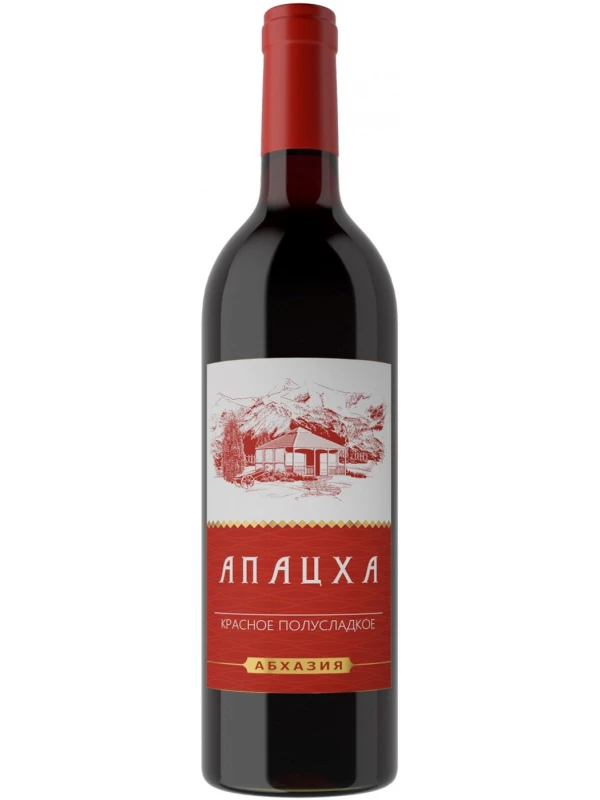 Апацха Красное полусладкое