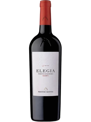 Вино Produttori di Manduria, Elegia Riserva, Primitivo di Manduria DOP 2020, 0.75 л